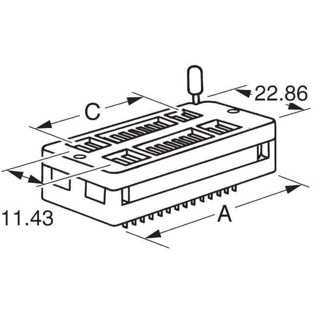 232-1287-00-0602J 3M  Zócalos de CI